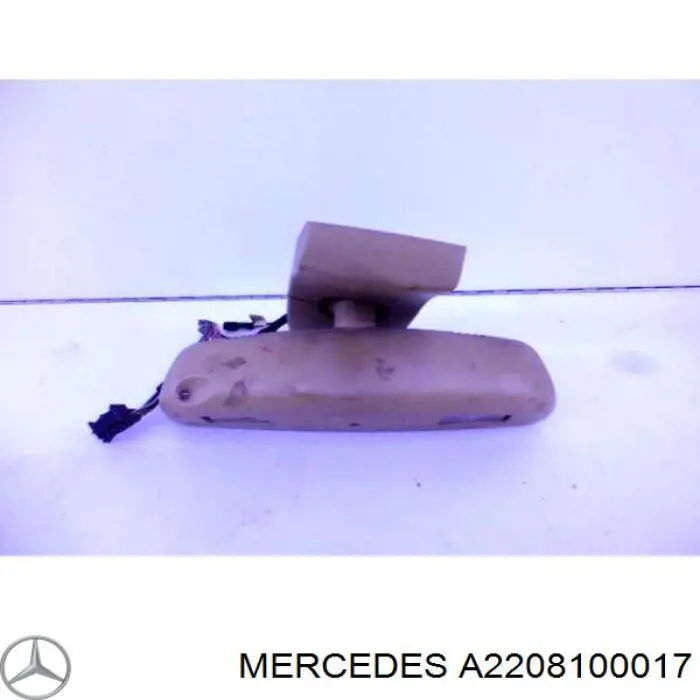  Espelho de salão interno Mercedes S sedan (W220) (1998 - 2005) 