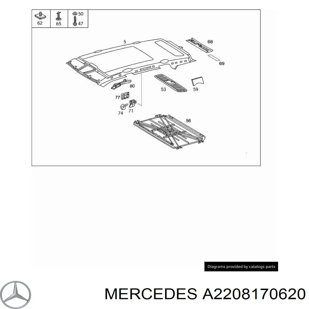 Compre A2208170620 Mercedes 