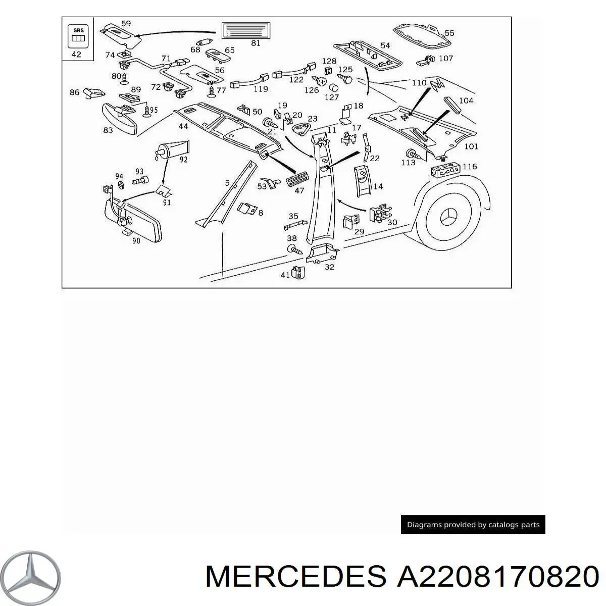 A2028173320 Mercedes 