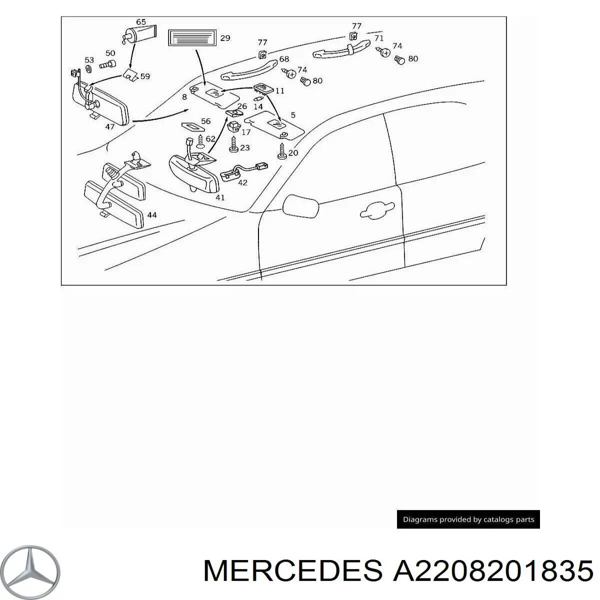 A2208201835 Mercedes Microfone