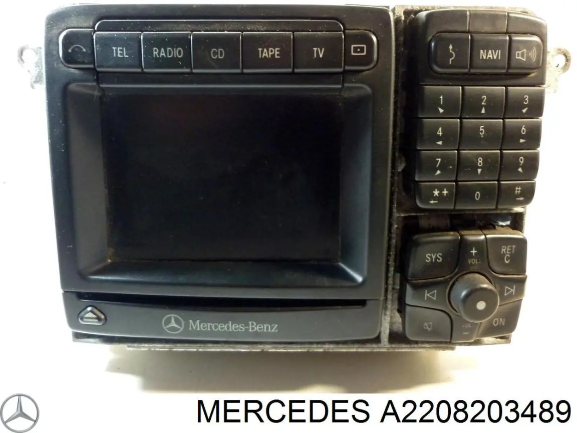 Aparelhagem de som (rádio AM/FM) Mercedes A2208207126 preço, a partir de 188,22 USD
