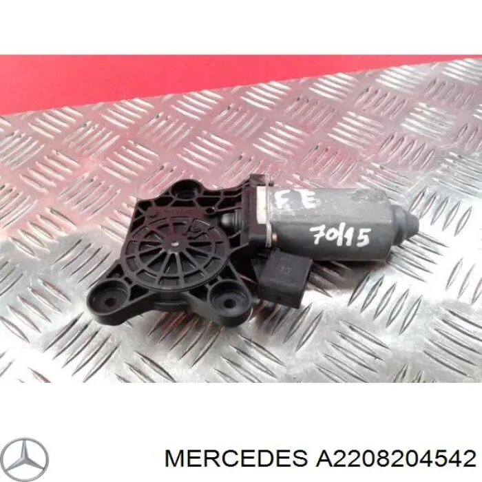 A2208204542 Mercedes Motor de acionamento de vidro da porta dianteira esquerda