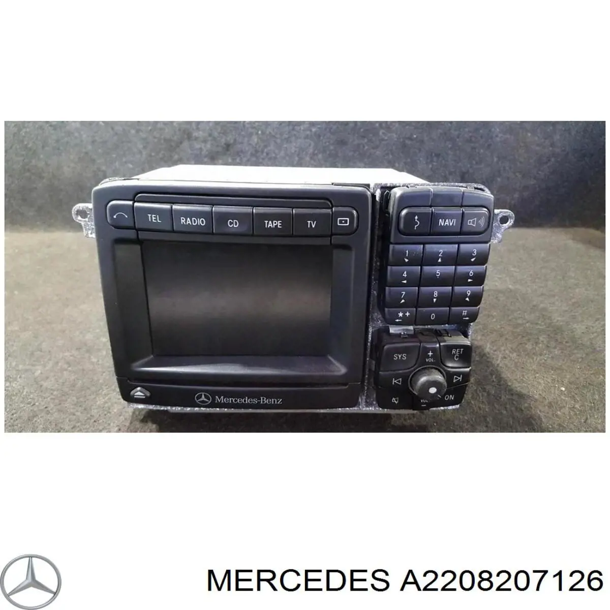 A2208207126 Mercedes Aparelhagem de som (rádio AM/FM)