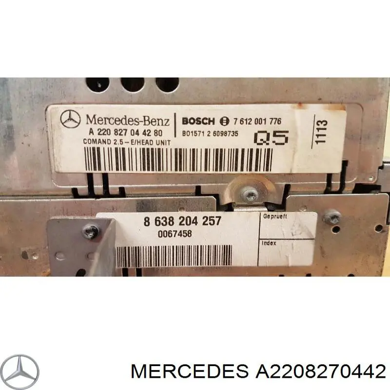 Compre 2208270442 Mercedes Aparelhagem de som (rádio AM/FM)