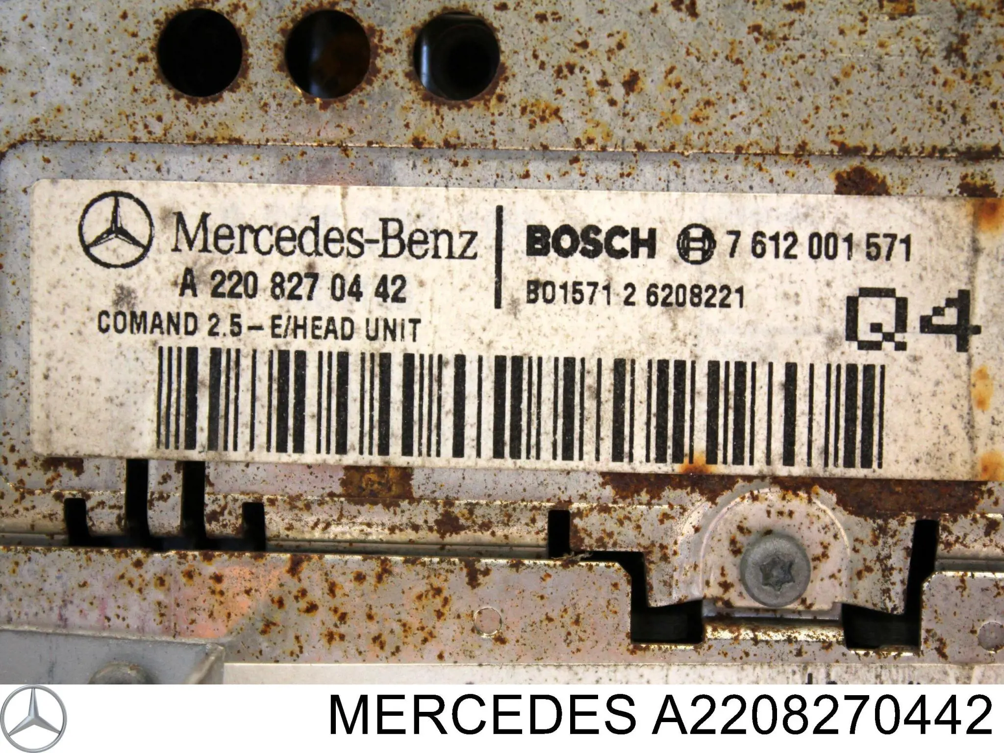 Aparelhagem de som (rádio AM/FM) Mercedes 2208270442 preço, a partir de 153,23 USD