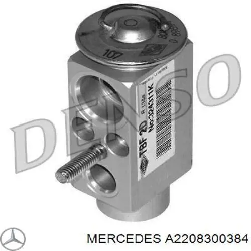 A2208300384 Mercedes Válvula TRV de aparelho de ar condicionado