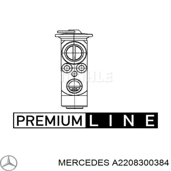 Válvula TRV de aparelho de ar condicionado Mercedes A2208300384 preço, a partir de 33,44 USD