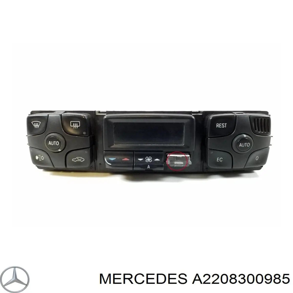 Compre A2208300985 Mercedes Unidade de controlo dos modos de aquecimento/condicionamento