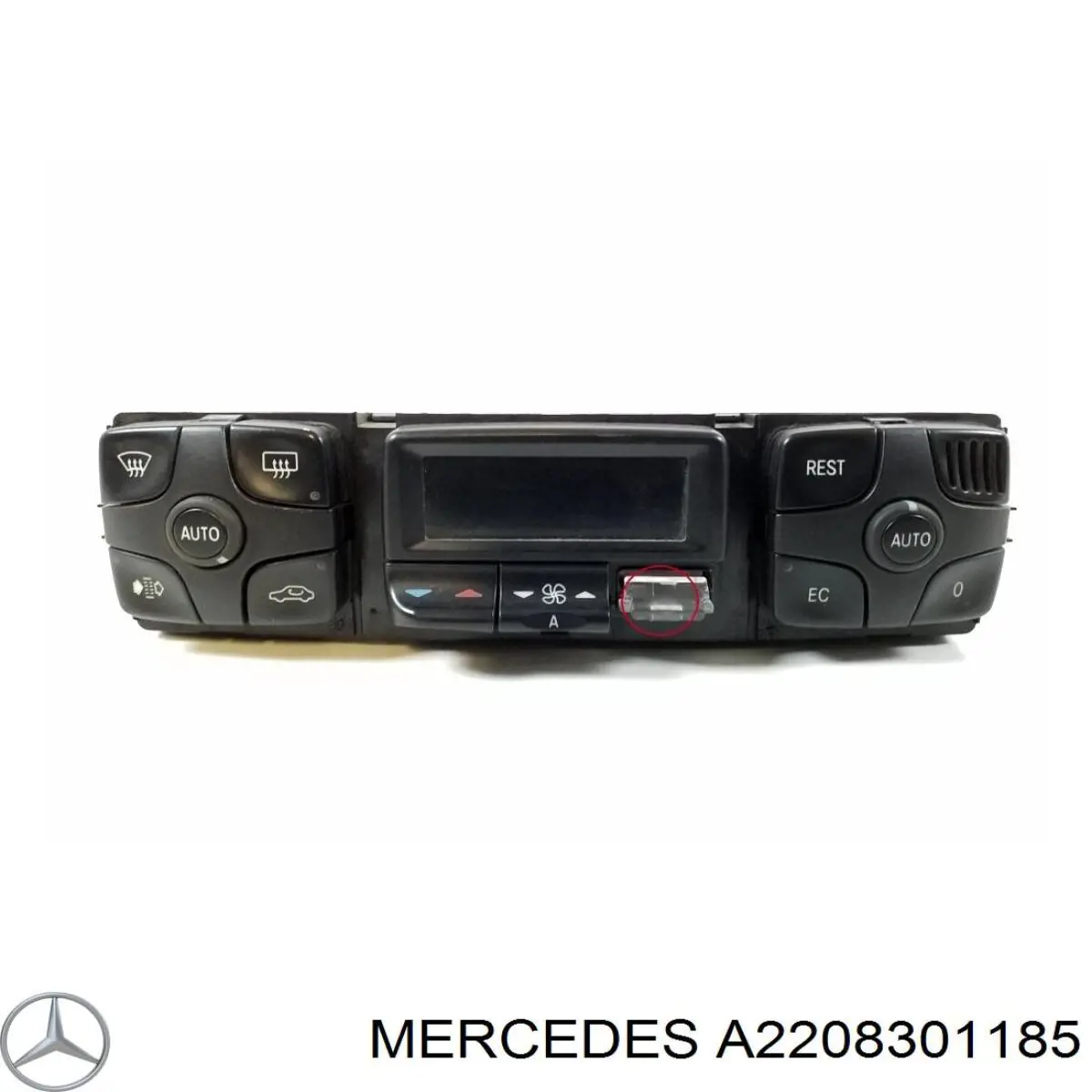 Unidade de controlo dos modos de aquecimento/condicionamento Mercedes A2208301185 preço, a partir de 52,78 USD