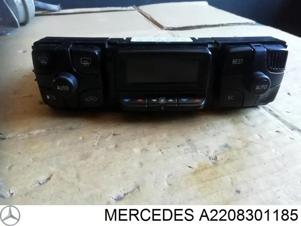 A2208301185 Mercedes Unidade de controlo dos modos de aquecimento/condicionamento