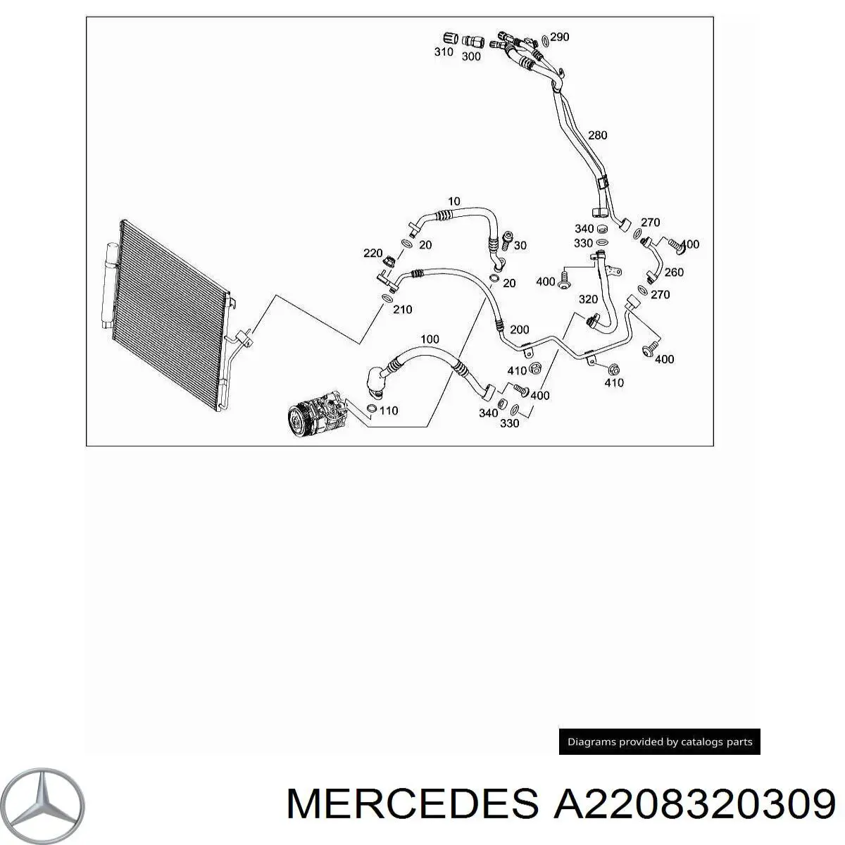  Mercedes A2208320309 preço, a partir de 7,88 USD