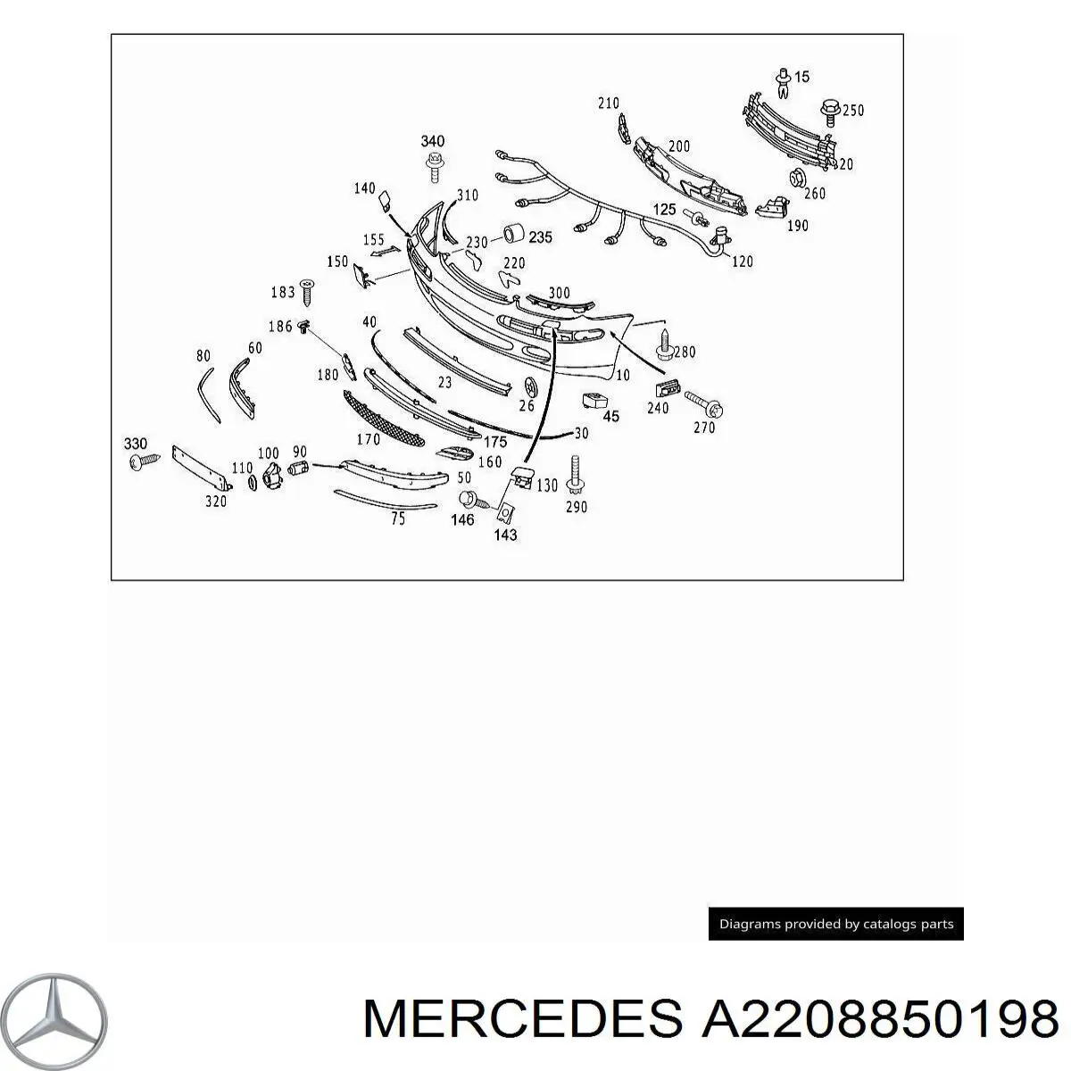 A2208850198 Mercedes 