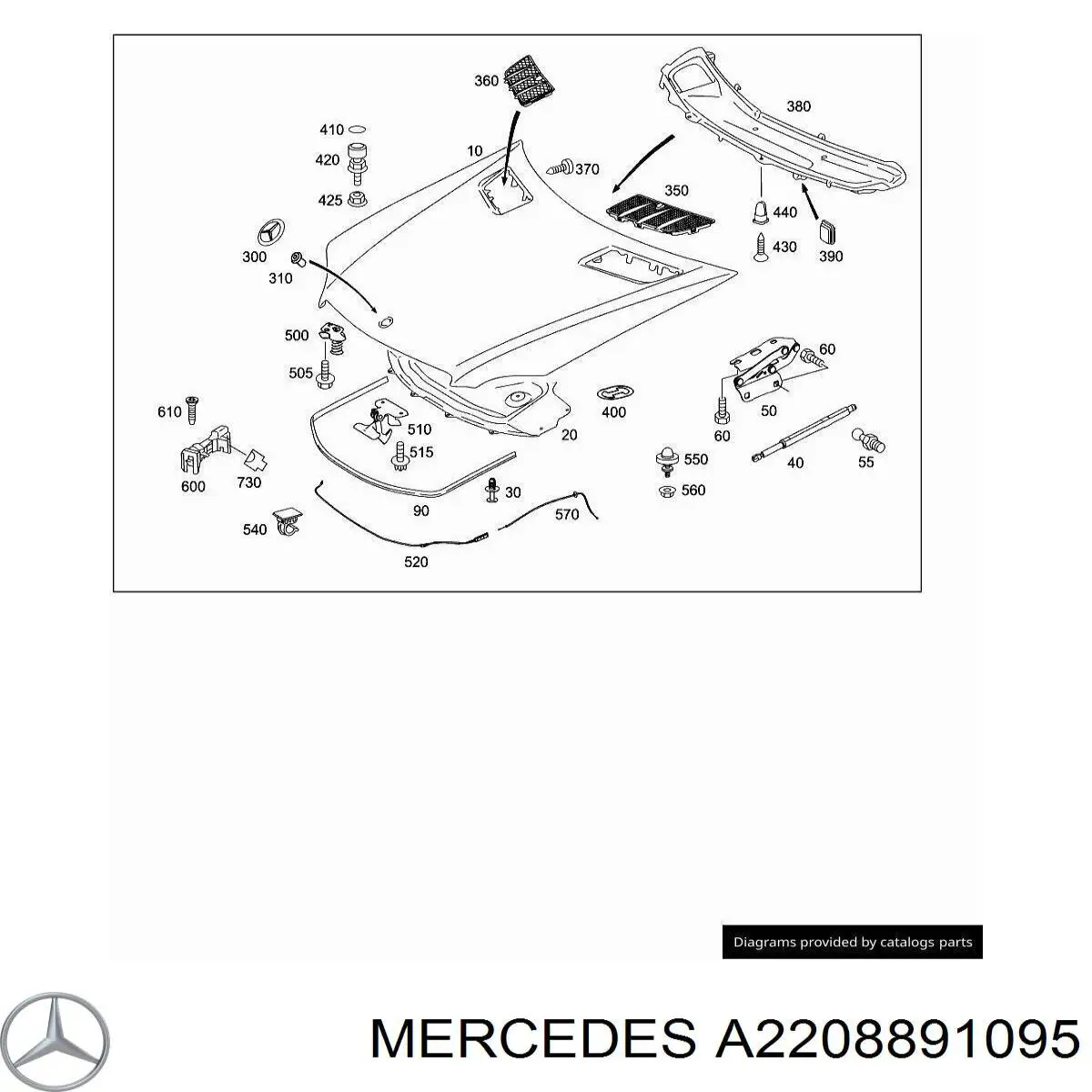 A2208891095 Mercedes 