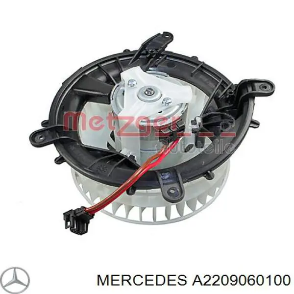 A2209060100 Mercedes Motor de ventilador de forno (de aquecedor de salão)