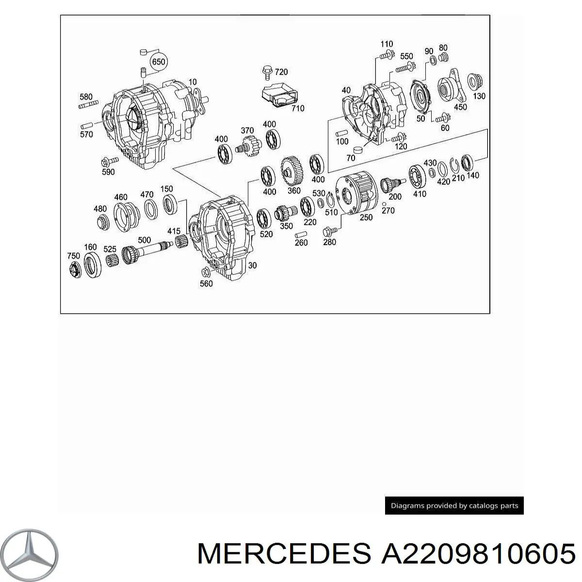 A2209810605 Mercedes 