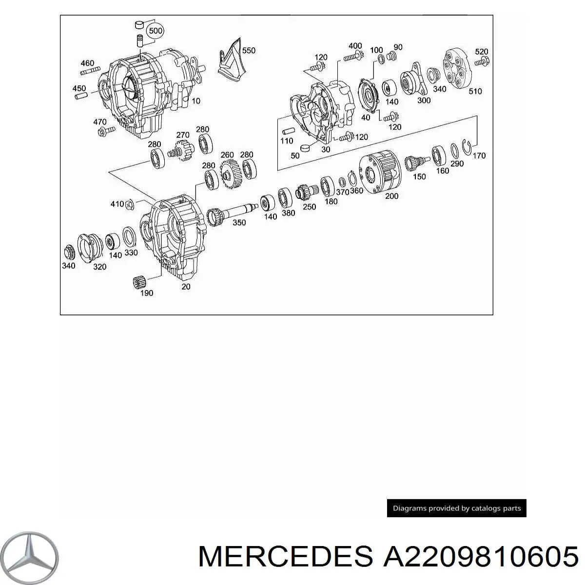  Mercedes A2209810605 preço, a partir de 128,83 USD