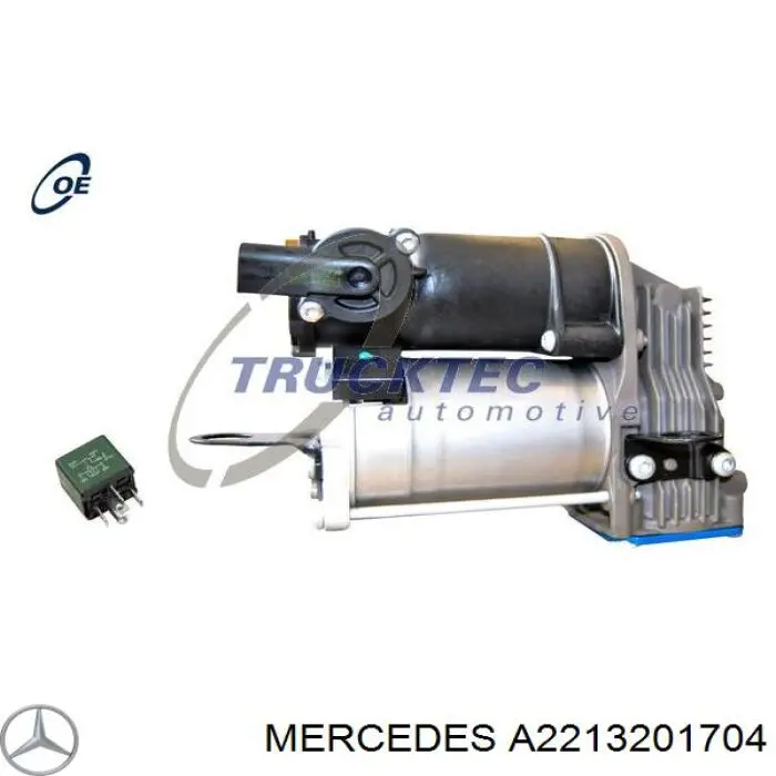 Compressor de bombeio pneumático (de amortecedores) Mercedes A2213201704 preço, a partir de 454,59 USD