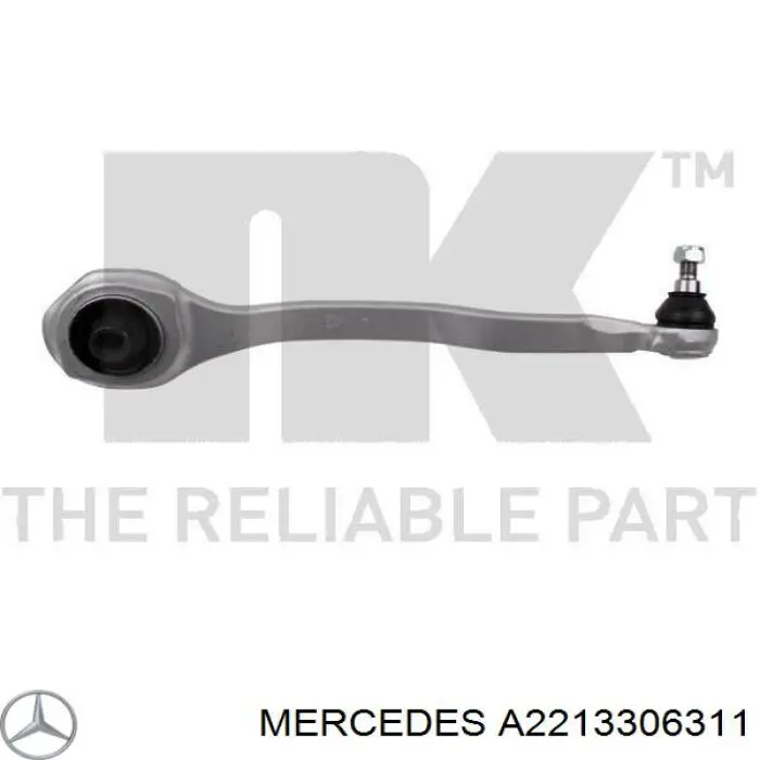 Braço oscilante inferior esquerdo de suspensão dianteira Mercedes A2213306311 preço, a partir de 96,01 USD