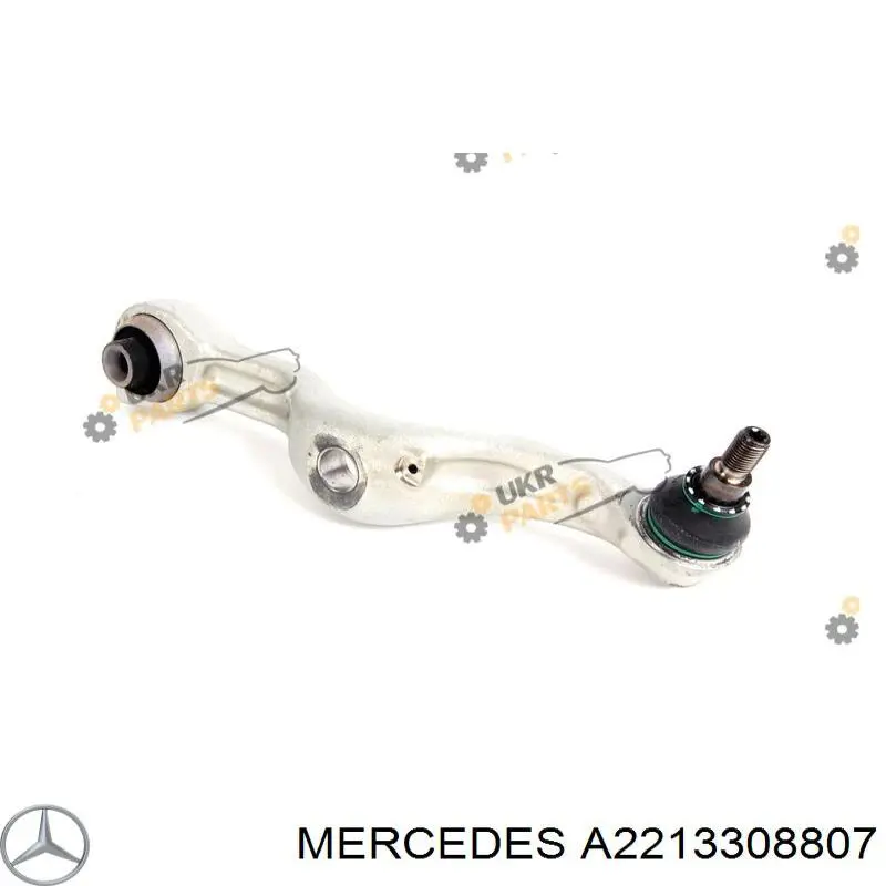 A2213308807 Mercedes Braço oscilante inferior direito de suspensão dianteira