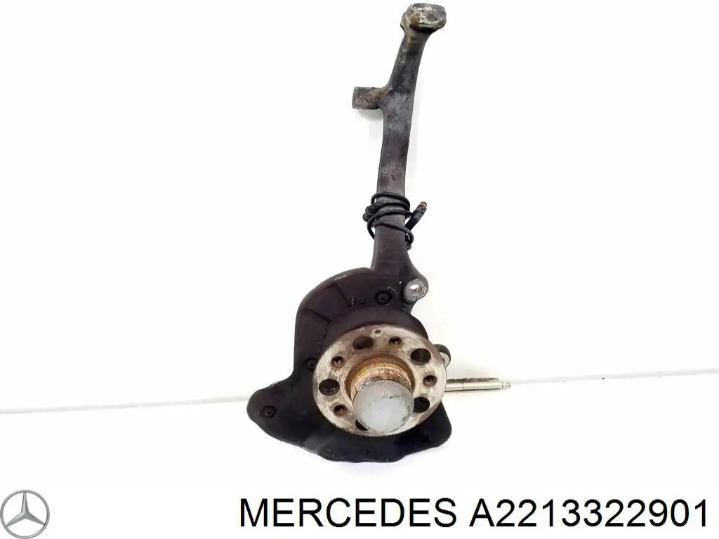 A2213322901 Mercedes Pino moente (extremidade do eixo) dianteiro esquerdo