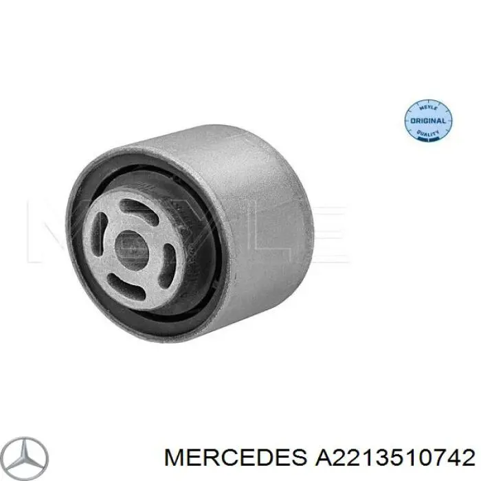 A2213510742 Mercedes Bloco silencioso dianteiro de travessa de fixação de redutor traseiro