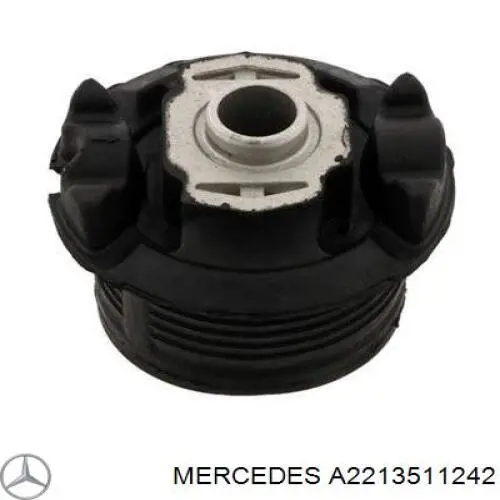 A2213511242 Mercedes Bloco silencioso de viga traseira (de plataforma veicular)