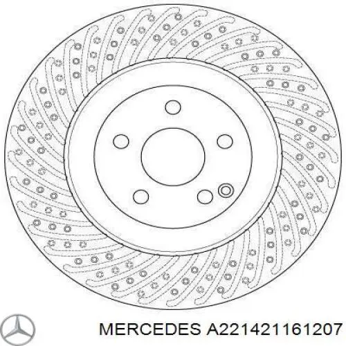 Disco do freio dianteiro Mercedes A221421161207 preço, a partir de 92,25 USD