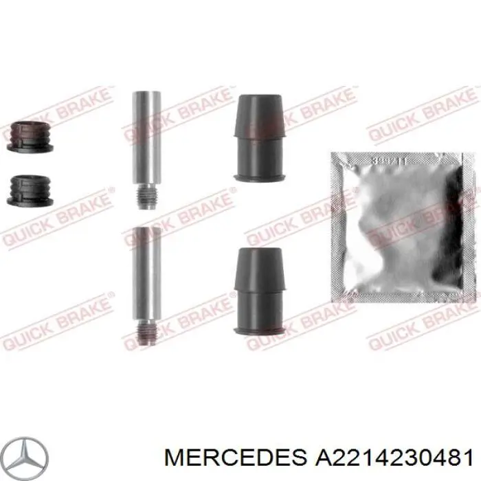 A2214230481 Mercedes Suporte do freio traseiro direito