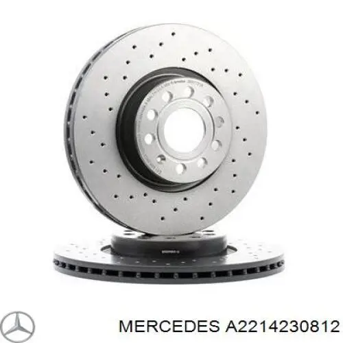 Disco do freio traseiro Mercedes A2214230812 preço, a partir de 888,05 USD