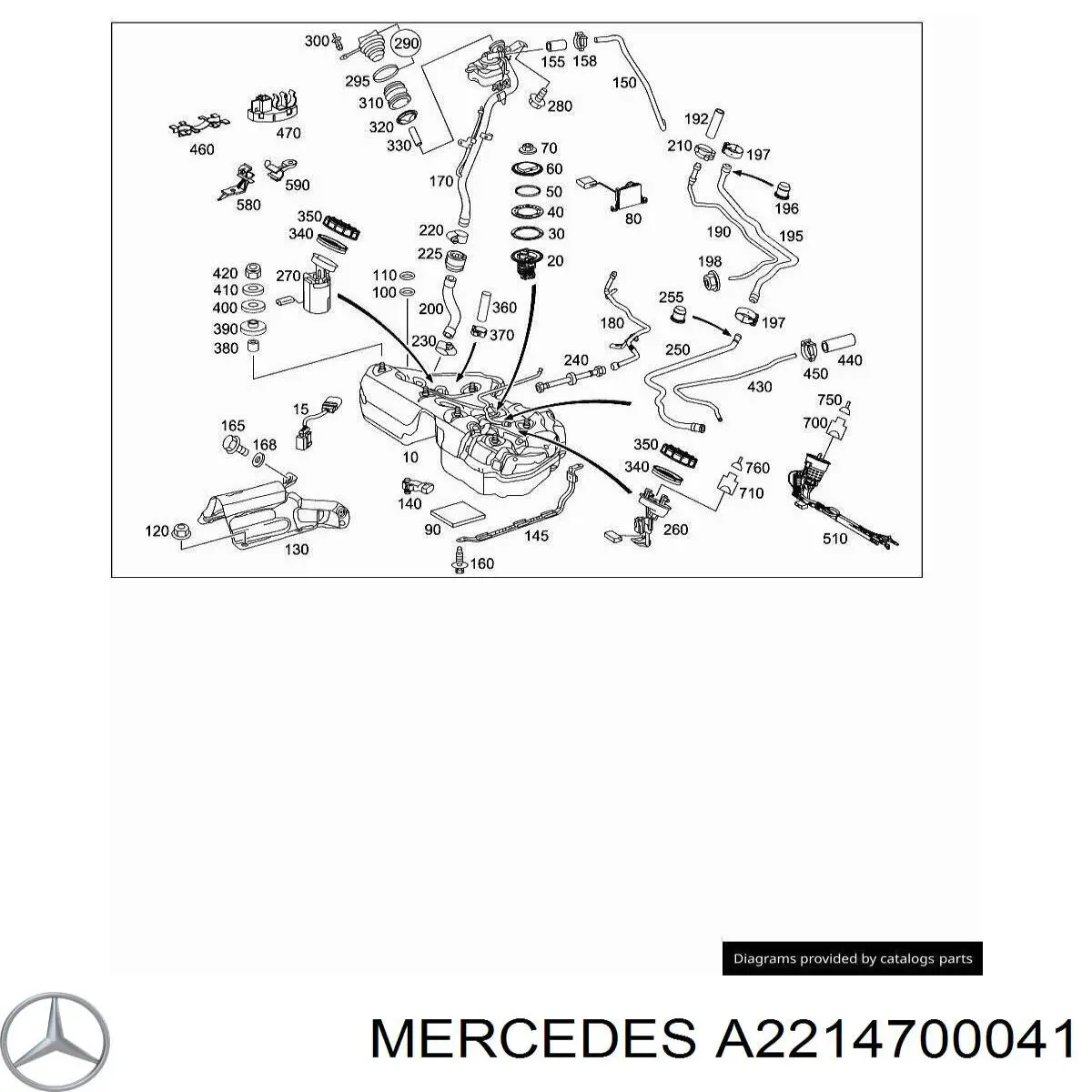  Mercedes A2214700041 preço, a partir de 45,37 USD