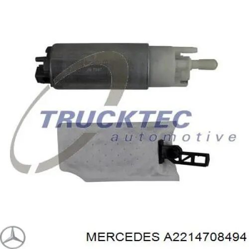 Bomba de combustível elétrica submersível Mercedes A2214708494 preço, a partir de 93,65 USD