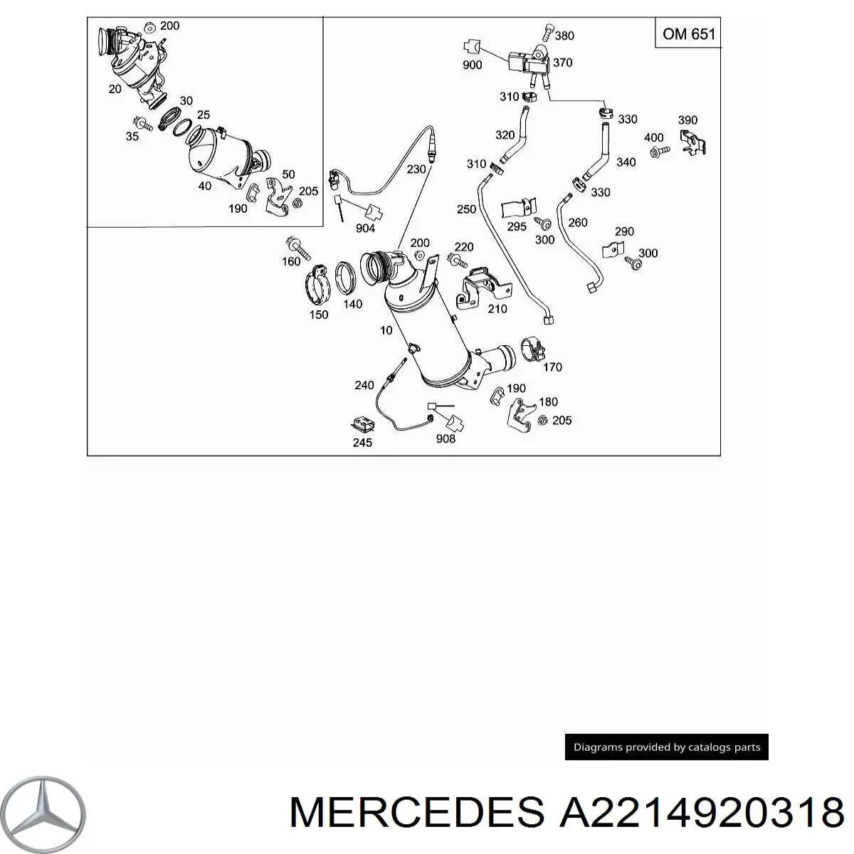 Compre A2214920318 Mercedes 