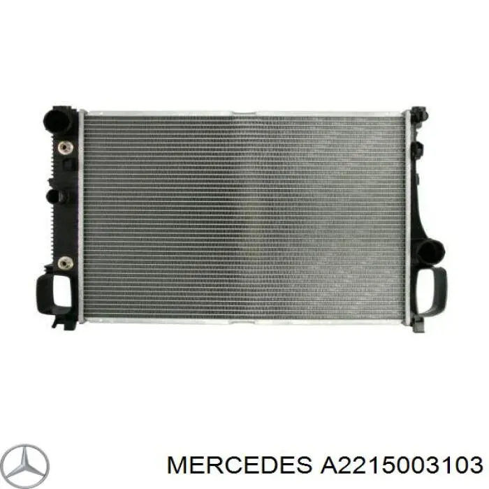 A2215003103 Mercedes Radiador de esfriamento de motor