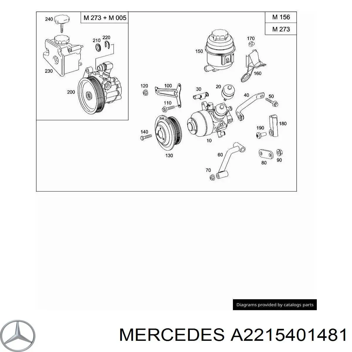  Mercedes A2215401481 preço, a partir de 10,21 USD