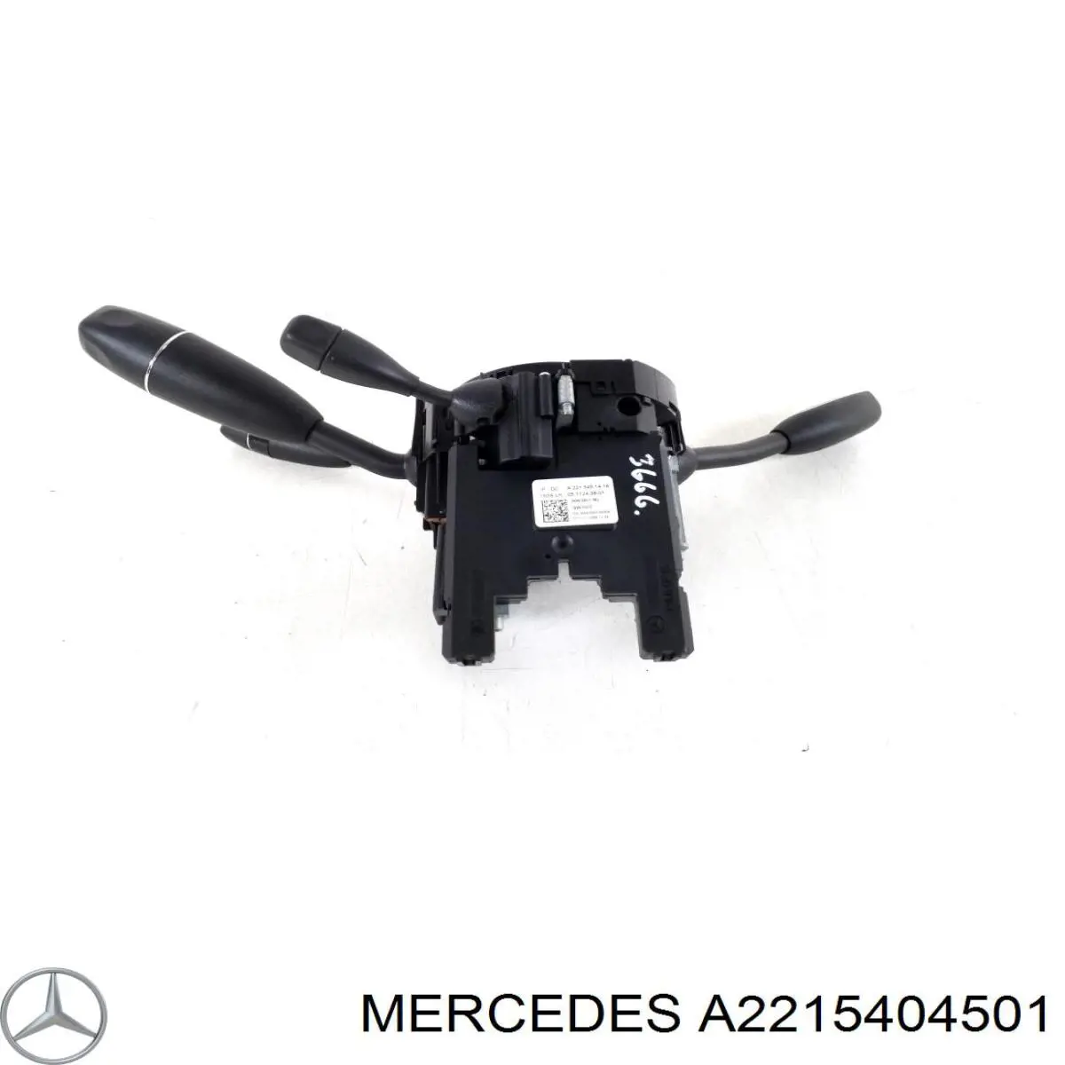 Comutador instalado na coluna da direção, montado Mercedes S  W221