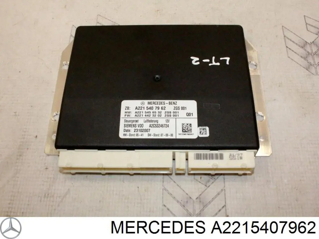 A2215407962 Mercedes Unidade de controlo de suspensão pneumática