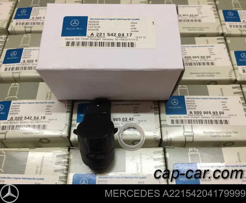 A22154204179999 Mercedes Sensor de sinalização de estacionamento (sensor de estacionamento) dianteiro/traseiro lateral