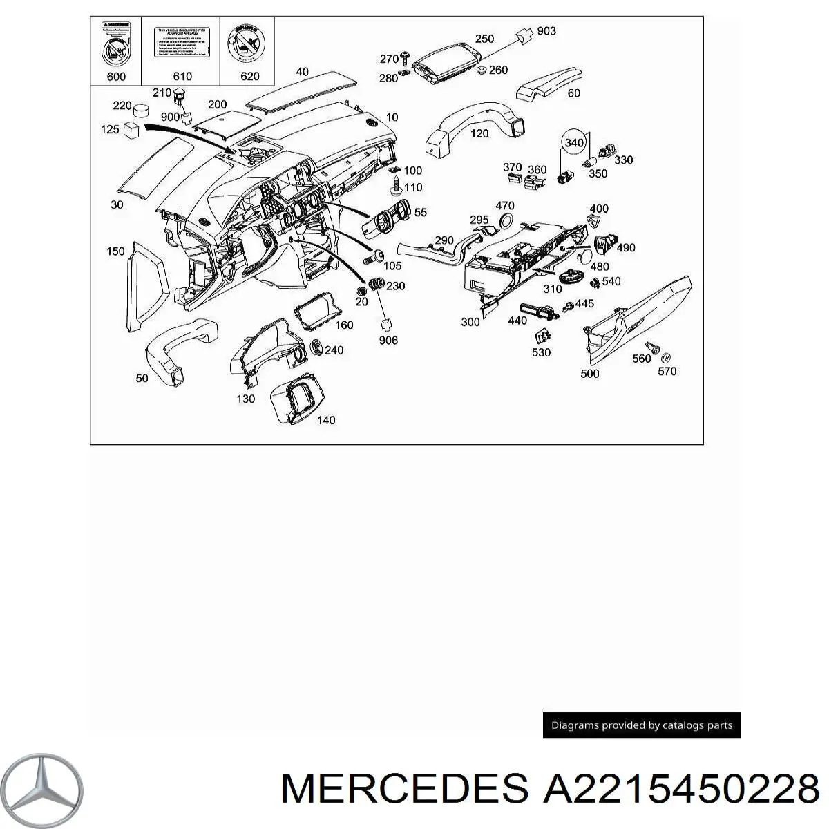 Compre A2215450228 Mercedes 