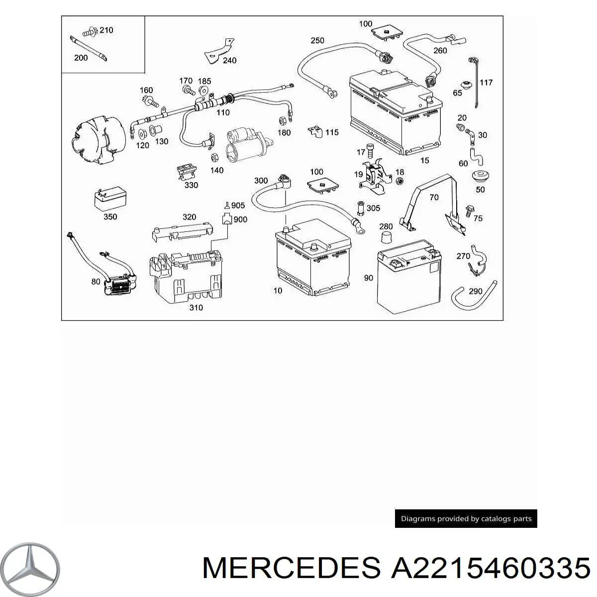 A2215460335 Mercedes 