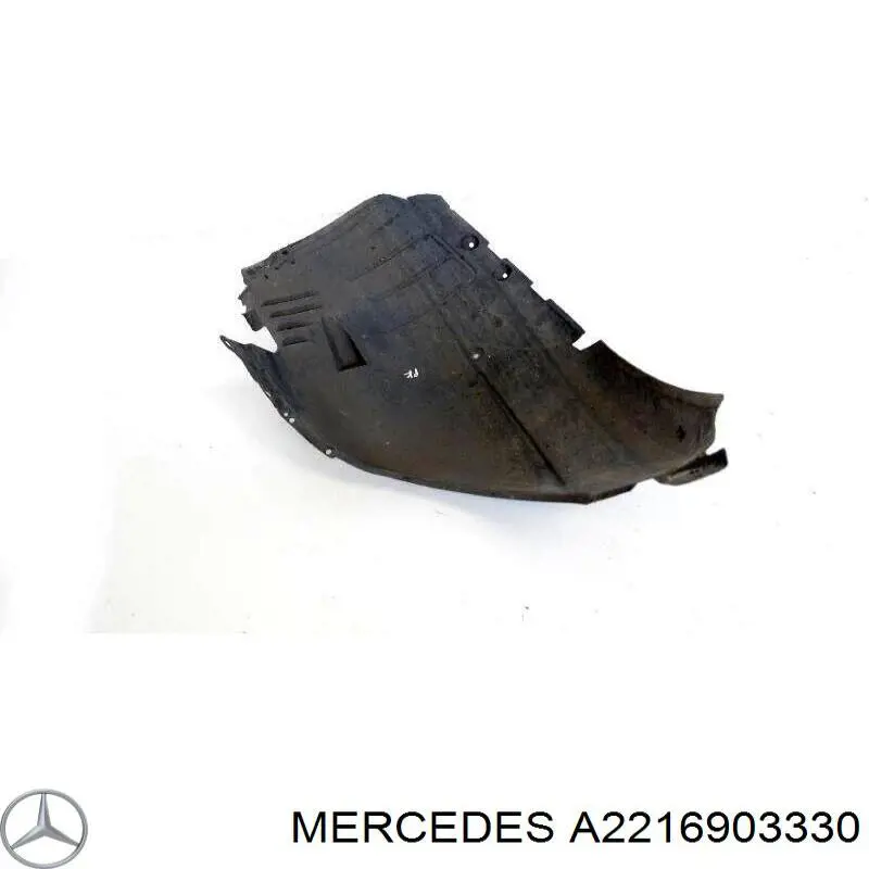 Compre A2216903330 Mercedes Guarda-barras esquerdo dianteiro do pára-lama dianteiro