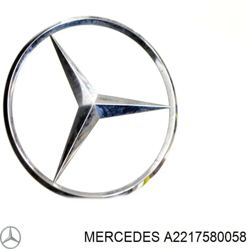 Emblema de tampa de porta-malas (emblema de firma) Mercedes S  W221