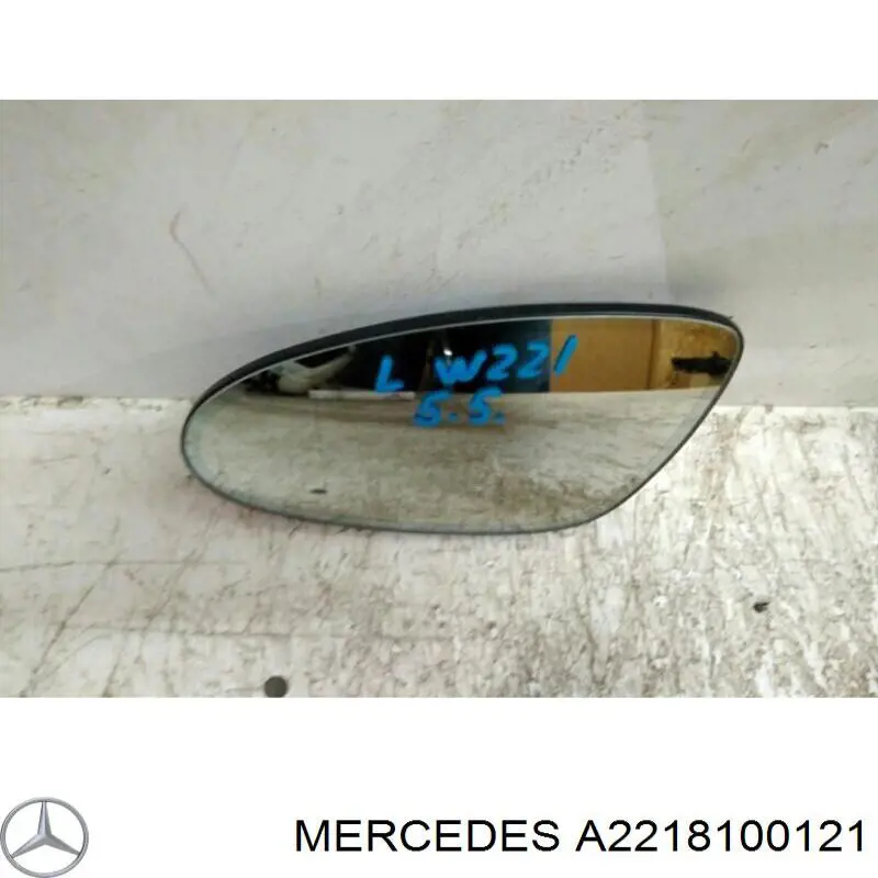 Elemento espelhado do espelho de retrovisão esquerdo Mercedes A2218100121 preço, a partir de 18,32 USD