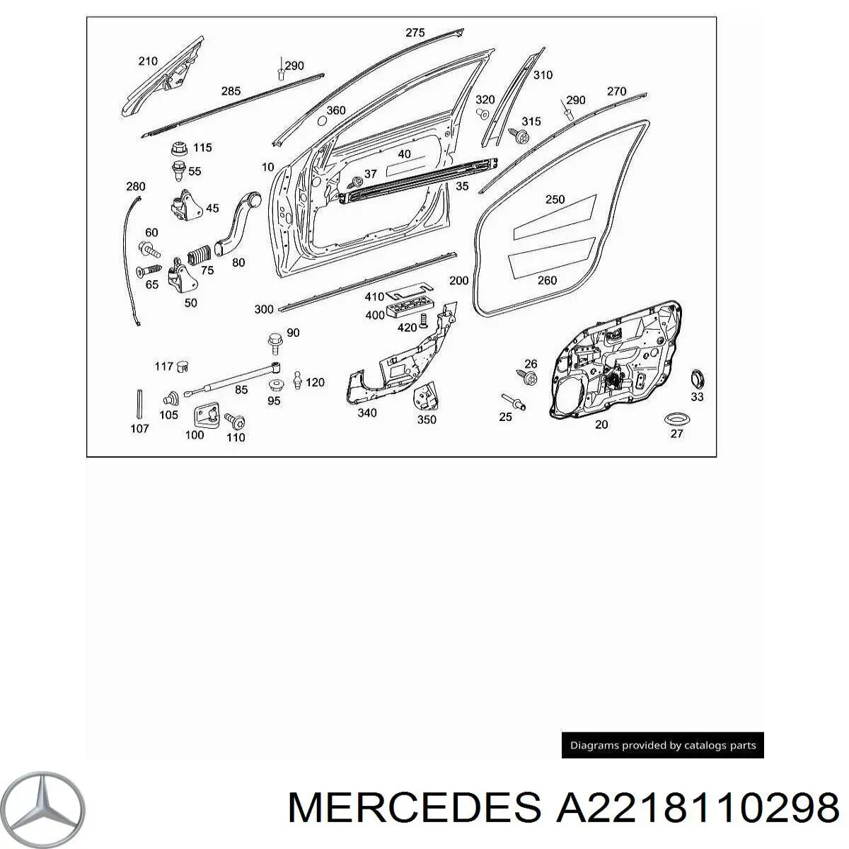 A2218110298 Mercedes 