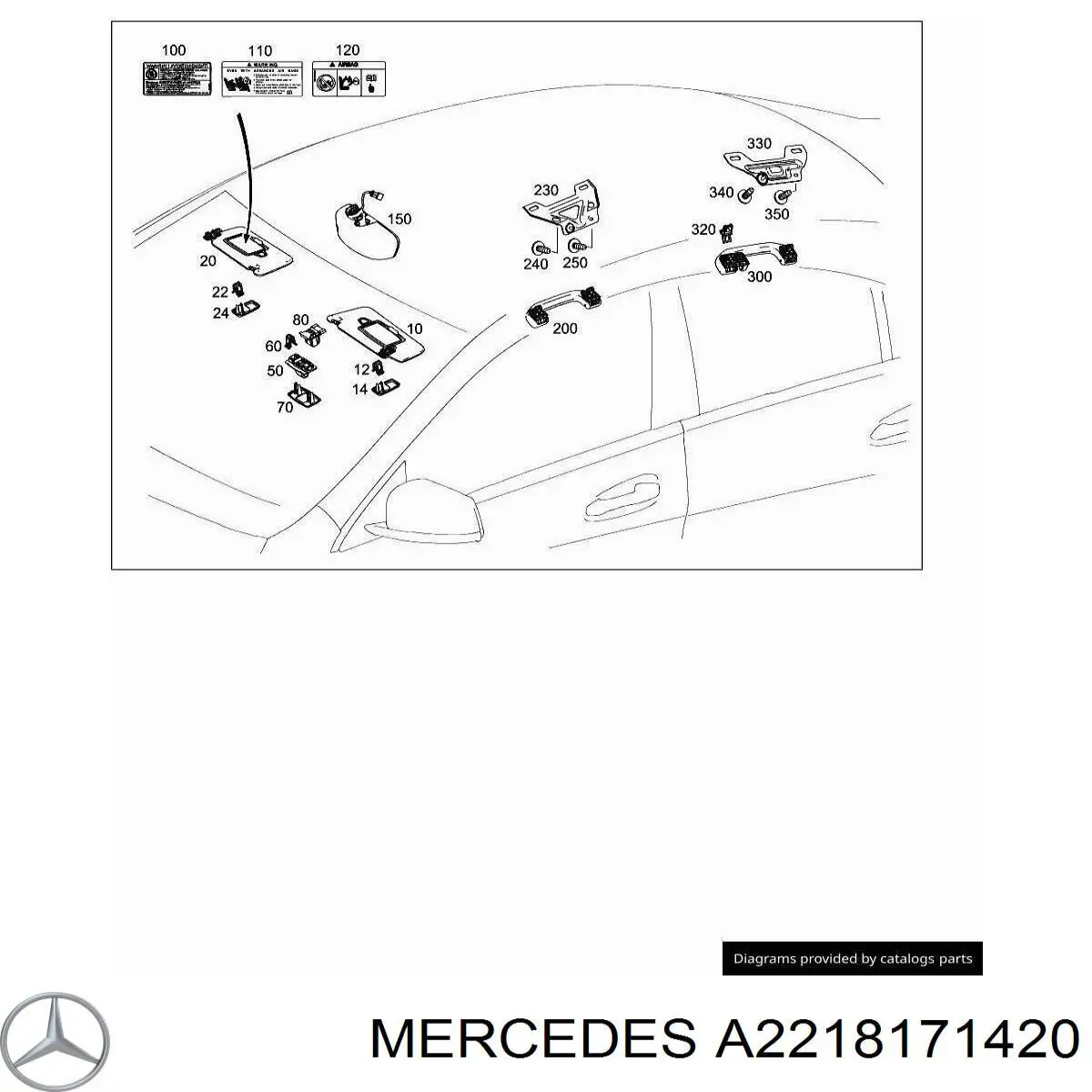 A2218171420 Mercedes 