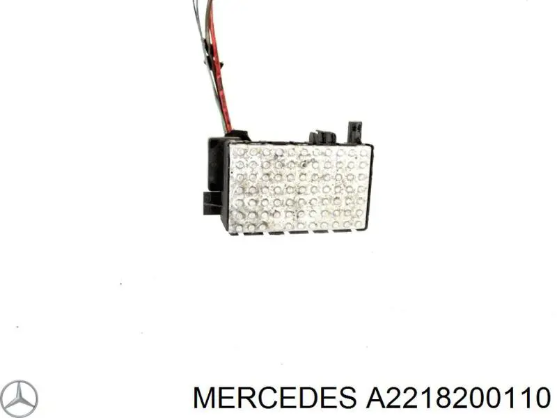 A2218200110 Mercedes Resistor (resistência) de ventilador de forno (de aquecedor de salão)