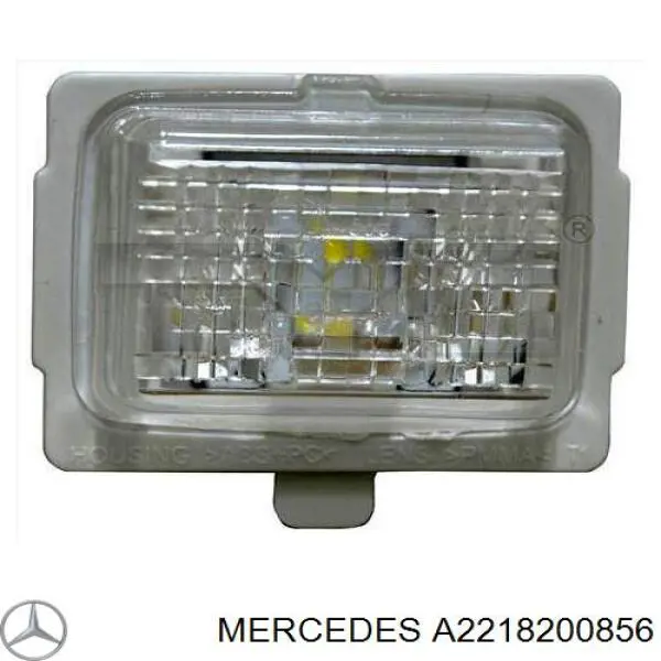 Lanterna da luz de fundo de matrícula traseira Mercedes A2218200856 preço, a partir de 25,50 USD