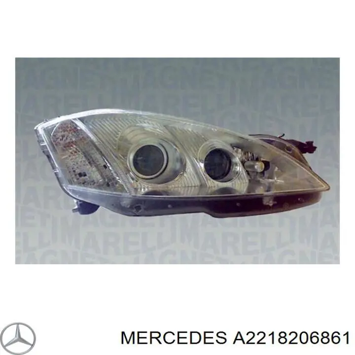 2218206861 Mercedes Luz direita