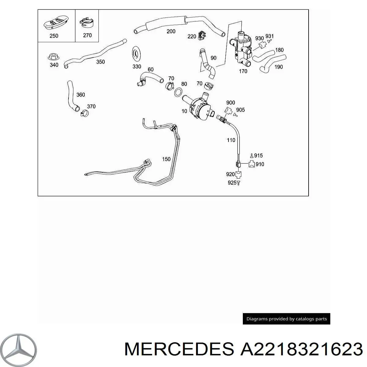 A2218321623 Mercedes 