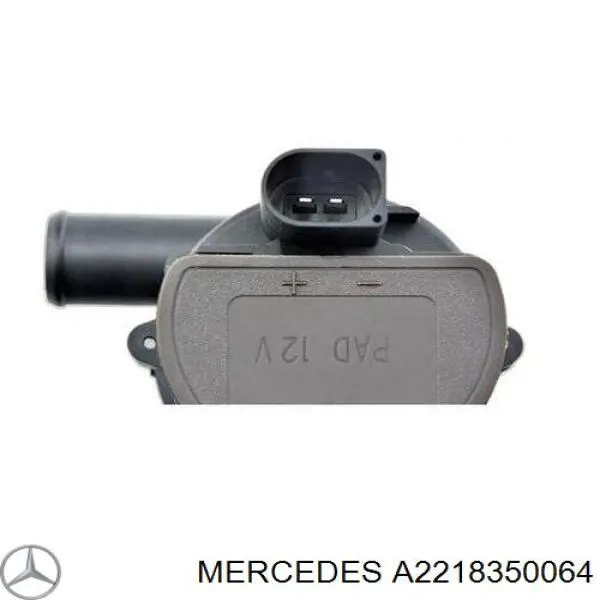A2218350064 Mercedes Bomba de água (bomba) de esfriamento, adicional elétrica