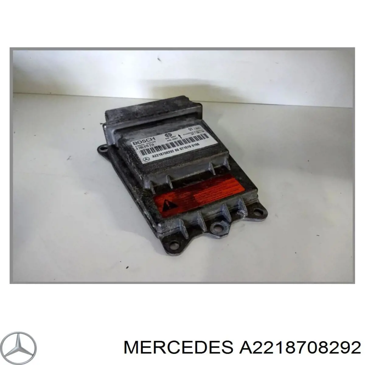 A2218708292 Mercedes Módulo processador de controlo da bolsa de ar (Centralina eletrônica AIRBAG)